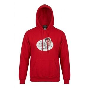 Graceland Elvis Presley Hoodie Men's XL Red Graphic Pullover Sweatshirt Official